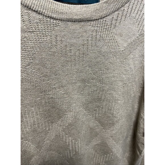 Perry Ellis Sweater Tan Men’s Medium Pullover Crew Neck NWT - Picture 2 of 6